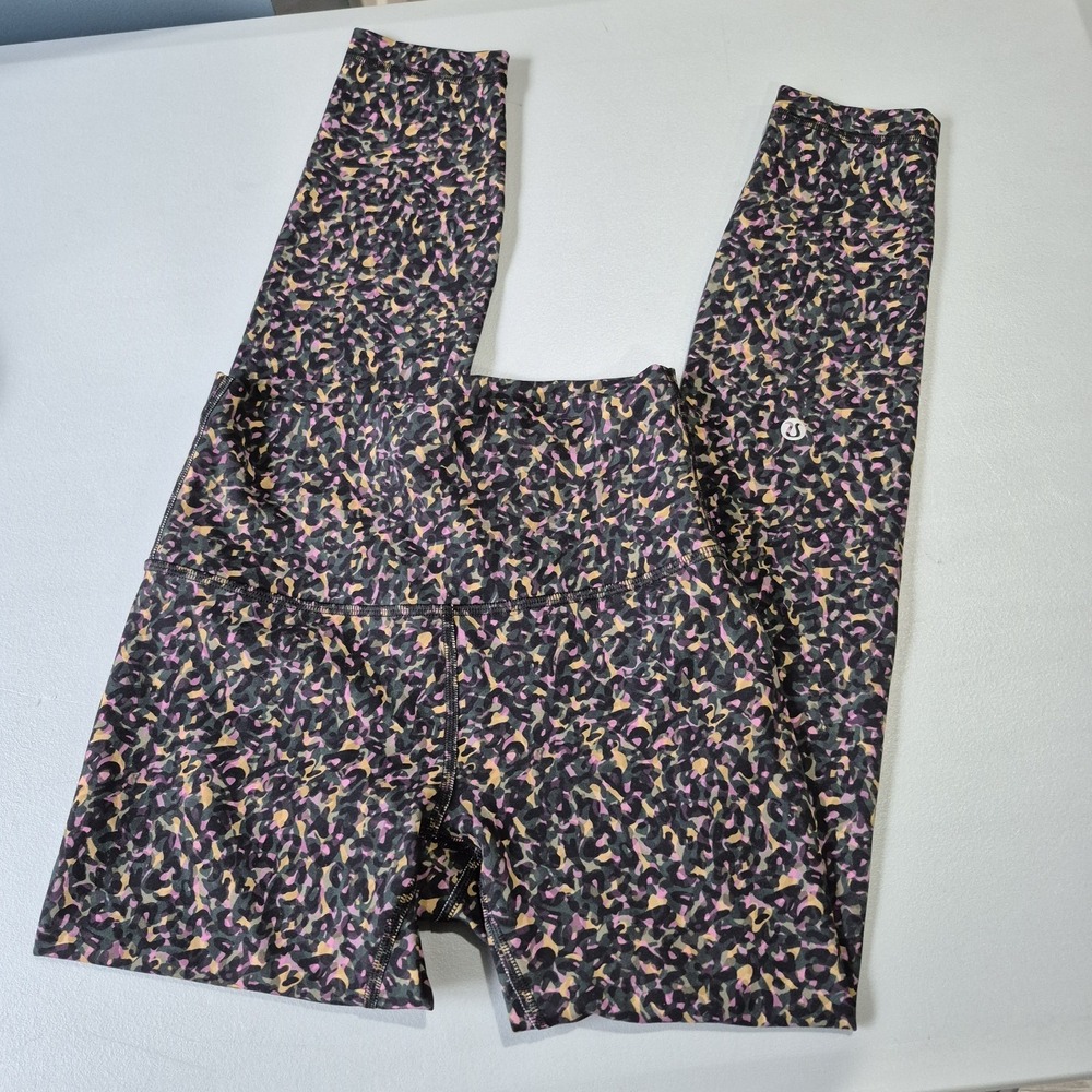 Lululemon Wunder Train Leggings Womens 4‎ High Rise Tight 25" Fluctuate Multi